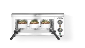 Grill electric HENDI cu montare pe perete, 2000W, IPX4, temperatura reglabila 50-300C