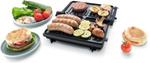 Grill electric Steba FG 10 GRILLINO, 1000 W, cu plite ceramice PFAS-fri, 23x14,5 cm - Img 4