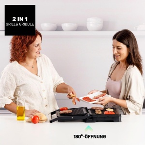 Grill electric Taurus Bistro 2600W, 2-in-1, 29x23 cm, antiaderent - Img 3