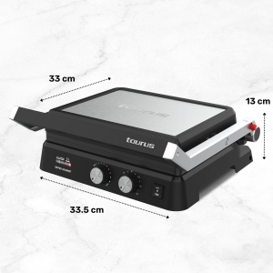 Grill electric Taurus Bistro 2600W 2-in-1 Grill Plancha Placi antiaderente - Img 10
