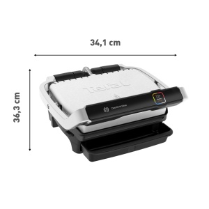 Grill Electric Tefal OptiGrill Elite, 12 programe automate, inox, cu display digital - Img 8