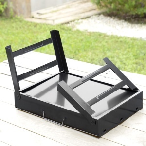 Grill portabil InnovaGoods, usor de transportat, compact, negru - Img 6