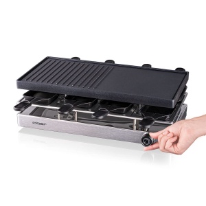 Grill Raclette Cloer 6458 cu 8 Tavi, Putere 1200W, Suprafata Antiaderenta - Img 4