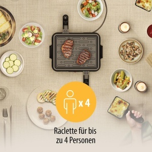 Grill Raclette Tristar RA-2949, 500 W, 4 persoane, compact, antiaderent - Img 3