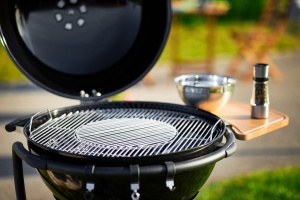 Grillrost ROSLE VARIO, Gratar din inox pentru Kugelgrill 60 cm, argintiu - Img 2