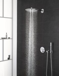 GROHE Grohtherm SmartControl - Termostat cu 3 supape de inchidere (set gata de asamblare, suprafata durabila, blocare de siguranta la 38degC), crom, 29121000 - Img 5