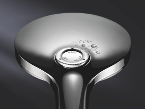 GROHE Rainshower SmartActive 130 cap de dus dus de mana cu 3 tipuri de pulverizare sistem anticalcar conexiune universala potrivita pentru furtunuri d - Img 8