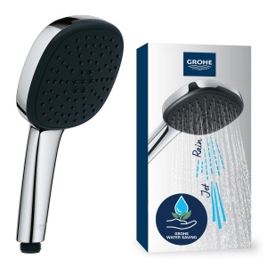 GROHE Vitalio Comfort 110 Duschkopf Economisire Apa 2 Tipuri de Jet Crom