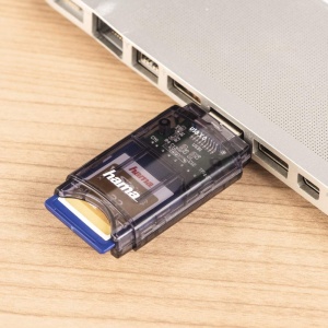 Hama Multi-Kartenleser USB 30 6-in-1 Cititor carduri SDmicroSD Compact Anthrazit - Img 3
