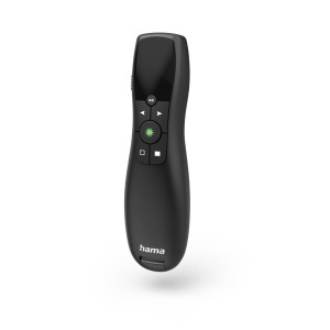 Hama Presenter Greenlight Pointer Negru Laser Verde Wireless 20m
