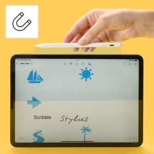 Hama Scribble Stylus pentru iPad Alb Neigungssensitiv Palm-Rejection - Img 7