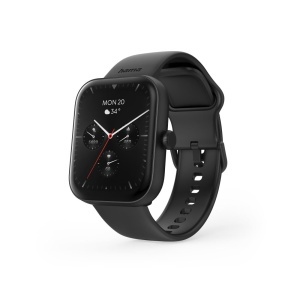 Hama Smartwatch afisaj color 165 functie telefon Whatsapp e-mailuri etc asistent vocal rezistent la apa fitness tracker cu 100 de sporturi ritm cardia