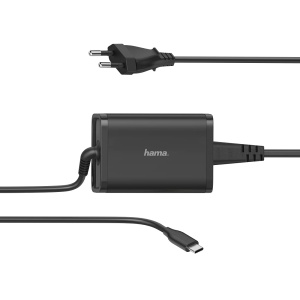 Hama Sursa de alimentare universala USB-C pentru notebook Power Delivery PD 5-20V65W