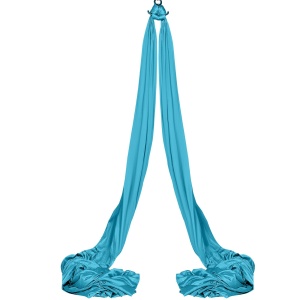 Hamac yoga aerian VEVOR YJ-0077-S09, 10 x 2,8 m, 1000 kg, albastru - Img 4