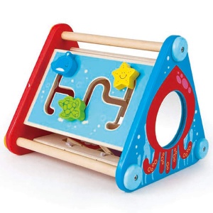 Hape E0434 - Cutie de actiune pentru animale, jucarie pentru abilitati motorii - Img 5