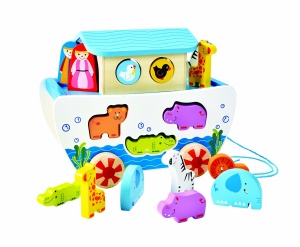 Hape E8049 - Arca de tragere, jucarie din lemn
