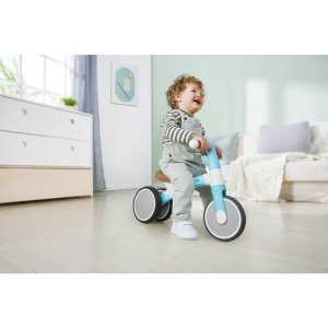 Hape Mein Erstes Lauf-Dreirad turcoaz deschis tricicleta si bicicleta de echilibru pentru copii ajustabila - Img 3