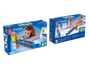 Hape Quadrilla Sounding Playground, accesorii pentru alergarea de marmura, de la 4 ani - Img 2