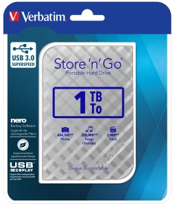 Hard disk extern Verbatim Store n Go 1TB USB 3.0 argintiu - Img 7