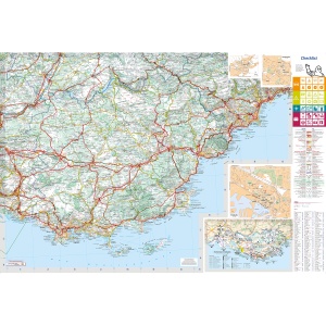 Harta locala Bouches-du-Rhone Var - Michelin, scala 1150.000 - Img 4