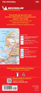 Harta rutiera si turistica Michelin 740 Mauritius Rodrigues, scala 180.000 - Img 2