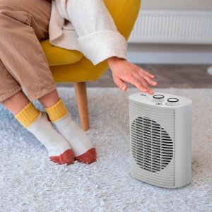 Heizluft Ventilator JATA JCTV1191, 2000 W, 2 Puteri, Compact - Img 3