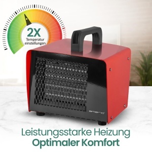 Heizlufter Emerio FH-107760.2, 2000W, pentru spatii de pana la 20 m, cu termostat ajustabil - Img 7