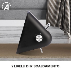 Heizlufter Keramic ARDES AR4P21B 1500 W - Design Vintage, Compact, Silentios - Img 2