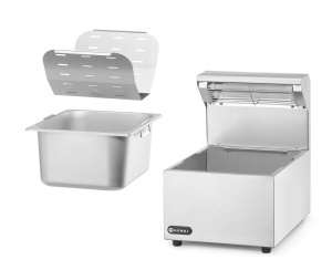 Hendi Pommes Frites Warmer GN12 Infrarosu 400W cu Tava Detasabila - Img 7