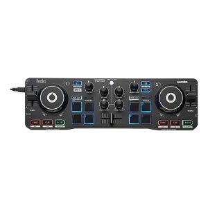 Hercules DJControl Starlight - Controler portabil USB DJ cu 2 punte cu 8 pad-uri, software Serato DJ Lite, pentru PC si MAC - Img 8