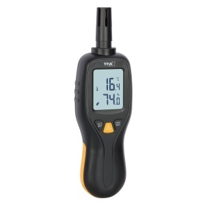 Higrometru digital TFA Dostmann Profi 31.1066.01, temperatura -50C pana la 70C, negru - Img 1