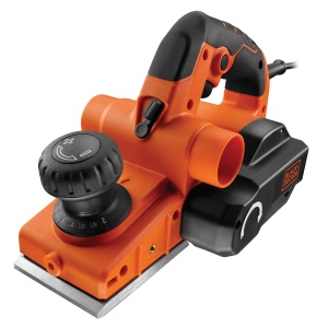Hobel BlackDecker KW750K, 750W, cu accesorii, cu lama din hartmetall