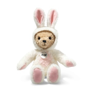 Hoodie Teddy Bear Steiff 114052, 27cm, Culoare Alb - Img 2