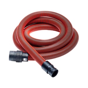 Hose aspirator Nilfisk AS, 3.2 cm x 400 cm, rosunegru, compatibil cu modele ATTIX