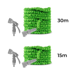 Hose extensibil InnovaGoods, 15 m, cu pistol cu 7 tipuri de spray, robust - Img 8