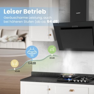 Hota de bucatarie COMFEE CH60J78EM4A2B, 60cm, 380 mh, design modern - Img 6