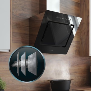 Hota decorativa Cecotec Bolero Flux DT 608002, 60 cm, 800 mh, Negru - Img 6