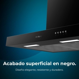 Hota decorativa Cecotec Bolero Flux TM 606500, 60 cm, 165 W, 650 mh, Negru - Img 4