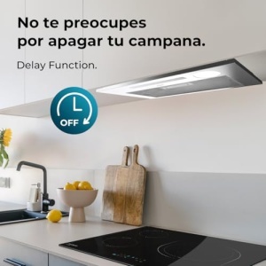 Hota incorporabila Cecotec Bolero Flux IT 755500 75 cm Inox 550 m3h Clasa A Touch Control - Img 14