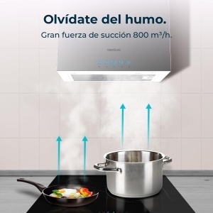 Hota insulara Cecotec Bolero Flux ICT 388000 38 cm 800 m3h LED Clasa A - Img 5