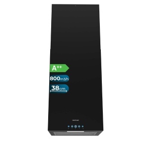 Hota insulara Cecotec Bolero Flux Ict 388000, 38 cm, 800 mh, Negru, A