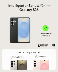 Husa Belkin SheerForce Protect Samsung Galaxy S26, Qi2, Negru - Img 2