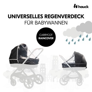 Husa de ploaie universala hauck pentru babywannen, transparenta, cu ventilatie - Img 2