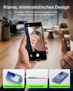 Husa de Telefon Belkin pentru Samsung Galaxy Z Fold8, Transparenta, Rezistenta la Zgarieturi - Img 6