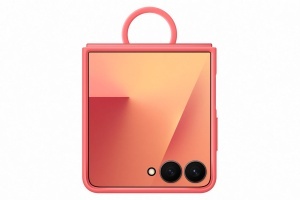 Husa din Silicon Samsung EF-PF766 pentru Galaxy Z Flip7, Rosu, Subtire si Rezistenta - Img 2