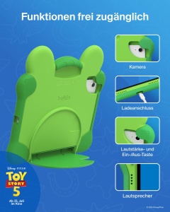 Husa iPad Belkin Toy Story 5 Lilypad, 10.911, Robust, Cu Stander - Img 9