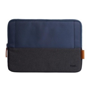 Husa Laptop Trust Lisboa 13.3 inch, Albastra, Material Recycled PET