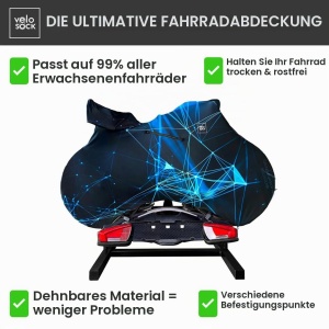 Husa pentru bicicleta VELOSOCK RAYRoad - Protectie transport, material rezistent, usor de utilizat - Img 4