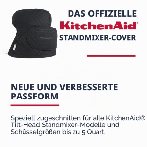 Husa pentru Blender KitchenAid cu Kippkopf, 100 Bumbac, Onyx-Negru, 36,6 x 45,7 x 25,4 cm - Img 7