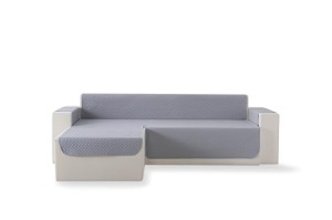 Husa pentru canapea Todocama 1-Sitzer Hellgrau Design Rautat Protectie si Confort - Img 2